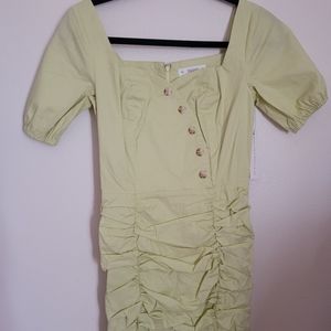 (SIZE SMALL)EGGIE light green vintagey vibe dress